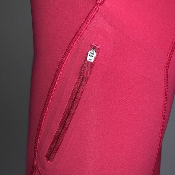 Lululemon Sun Runner Crop in Fuchsia Pink - 2 - Picture 8 of 11